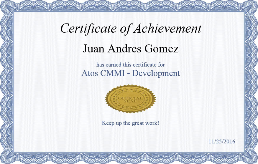 ATOS CMMI - Development