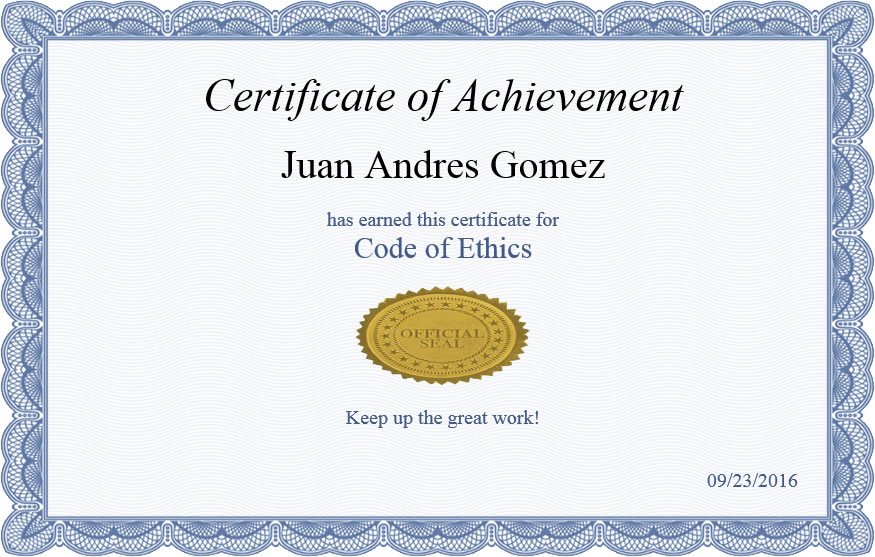 Code of Ethics