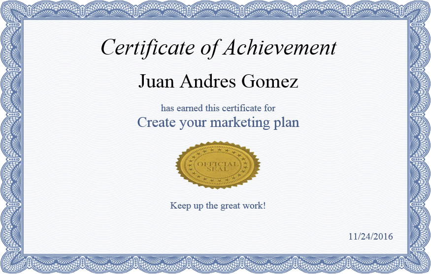 Create your marketing plan