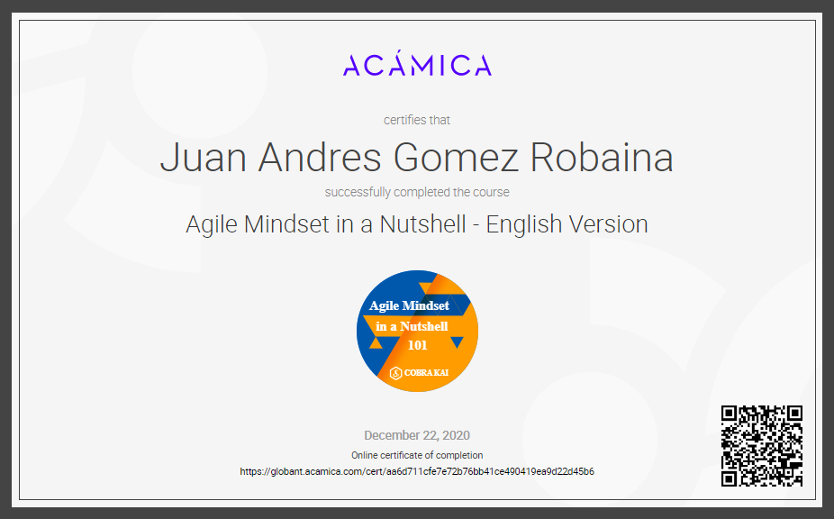 Agile Mindset in a Nutshell